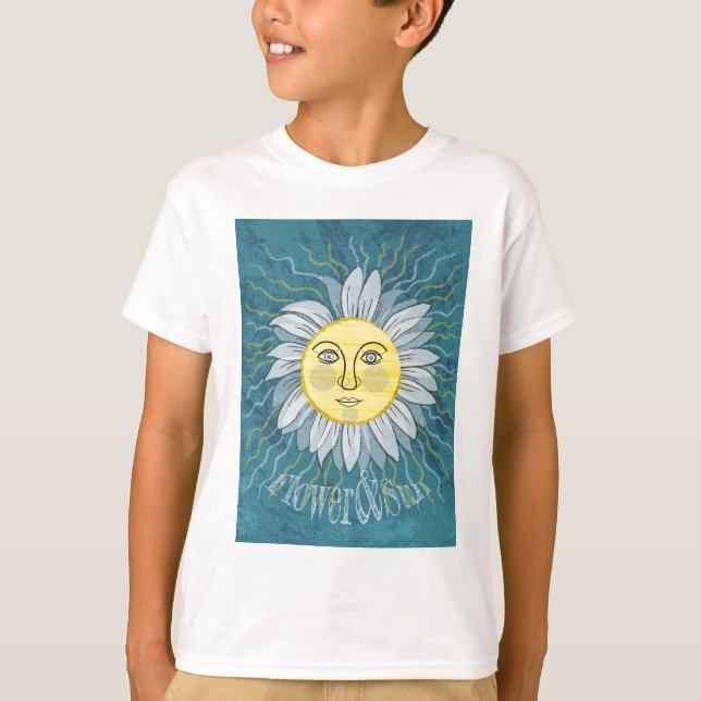 Camiseta Flor e Sol - Natureza (Frente)