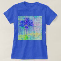 Flor em Violeta Azul