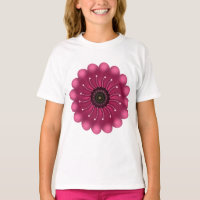 Flor Fantasia Rosa Brilhante | Floral Neon Abstrat