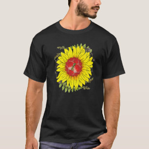 Camiseta Flor Flor Flor Red Berry Gardene Strawberry Sunfl
