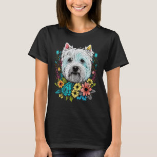 Camiseta Flor-Flor no Oeste, Planície Oeste, Whi