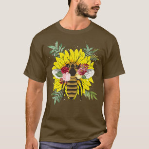 Camiseta Flor Floral do Jardim Botânico Inseto das Abelhas