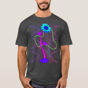 Camiseta Flor Floral Garden Flor Flor Retro 90s Vaporwave S