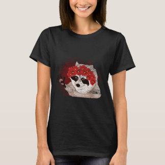 Camiseta Flor Floresta Floresta Animal Traseira Panda Ra Fl
