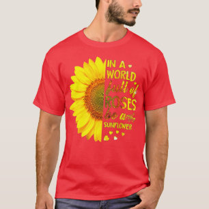 Camiseta Flor Florista De rosa Num Cheio Mundial De Rosas É