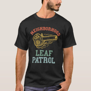 Camiseta Flor Folha Mens Vizinho Engraçado Patrulha Folha Y