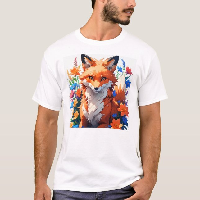 Camiseta Flor Fox (Frente)