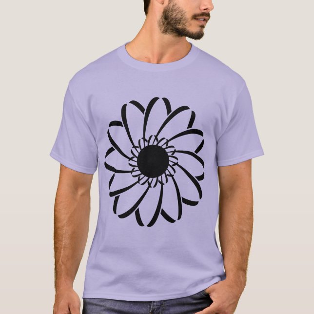Camiseta Flor Geométrico (Frente)