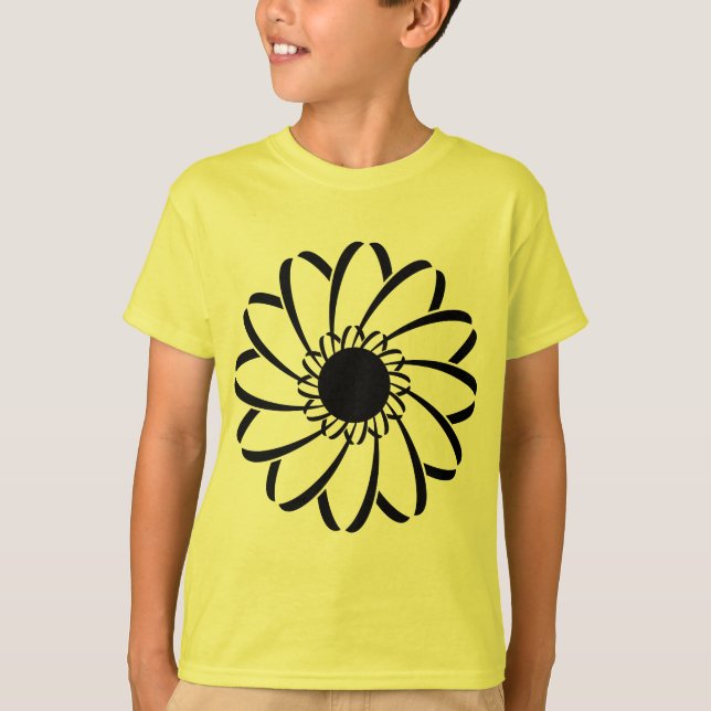 Camiseta Flor Geométrico (Frente)