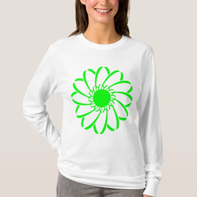 Camiseta Flor Geométrico (Frente)