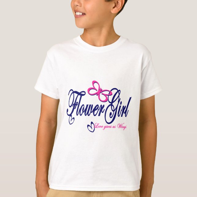 Camiseta Flor Girl /Butterfly (Frente)
