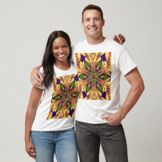 Camiseta Flor Gráfica Boêmia de Verão 2