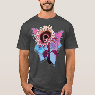 Camiseta Flor Hippie 90s Vaporwave Gardener Sunf