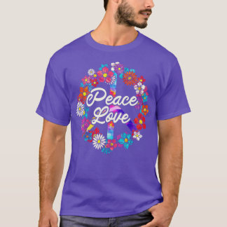 Camiseta Flor Hippie - Sinal de Paz 1