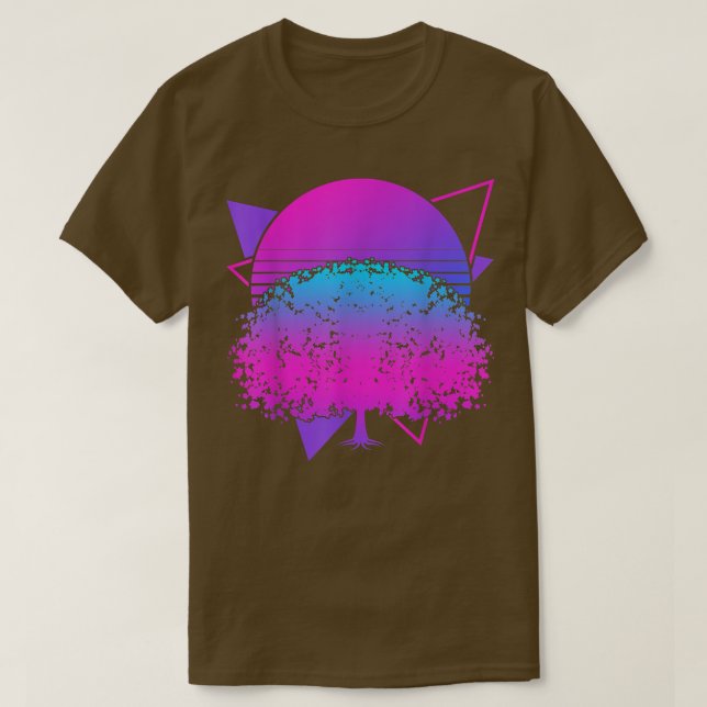 Camiseta Flor japonês Sakura 90s Art Vaporwave Cher (Frente do Design)