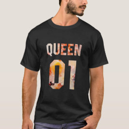 Camiseta Flor King e Rainha 01