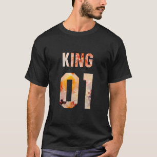 Camiseta Flor King e Rainha 01