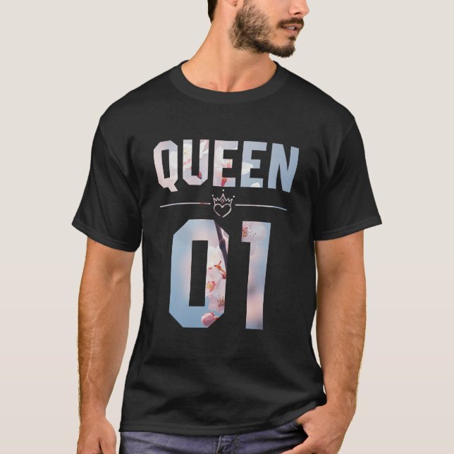 Camiseta Flor King e Rainha 01 (Frente)