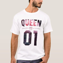 Camiseta Flor King e Rainha 01