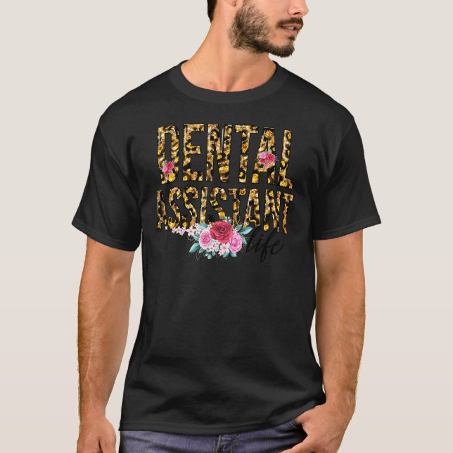 Camiseta Flor Leopardo Imprima Mães Vivas (Frente)