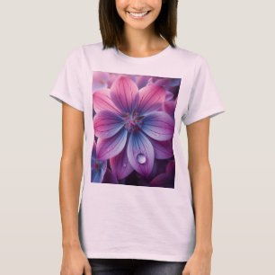 Camiseta Flor Lilac