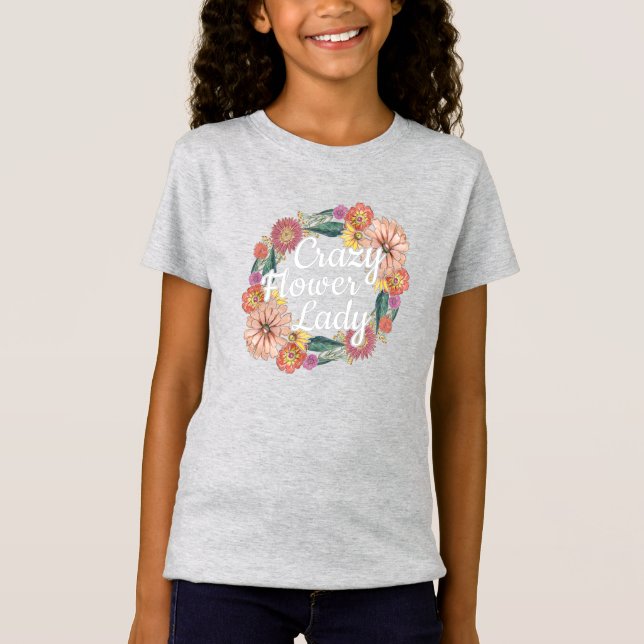 Camiseta Flor Louca - Zinnia Gardener (Frente)
