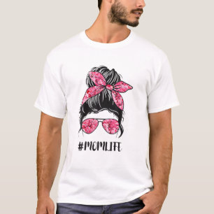 Camiseta Flor Mãe Vida Cabelo Maluco Cabelo Solar Óculos Ro