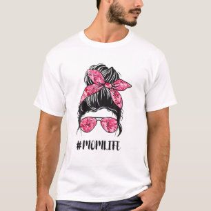 Camiseta Flor Mãe Vida Cabelo Maluco Cabelo Solar Óculos Ro