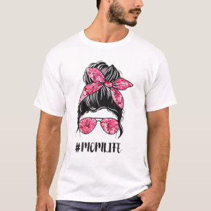 Camiseta Flor Mãe Vida Cabelo Maluco Cabelo Solar Óculos Ro