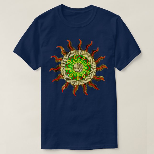 Camiseta Flor Mandala 1 (Frente do Design)