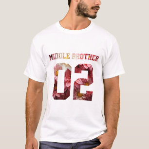 Camiseta Flor Médio Irmão 02