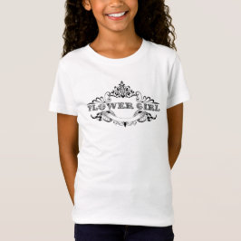 Camiseta Flor Menina de Flores Festa de Casamento em Moldur