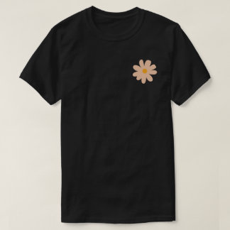 Camiseta Flor Mínimo de Daisy Pastel - Estética Retrorístic