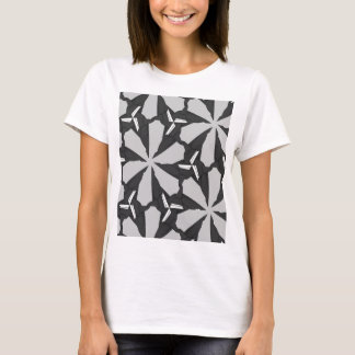 Camiseta Flor negra