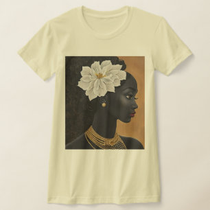 Camiseta Flor no Cabelo