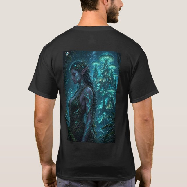 Camiseta Flor Noturna (Verso)