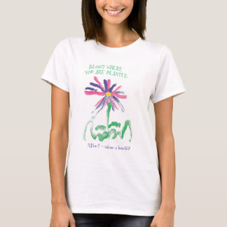 Camiseta Flor onde você é plantado por MAXarT