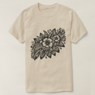 Camiseta Flor Polinésia
