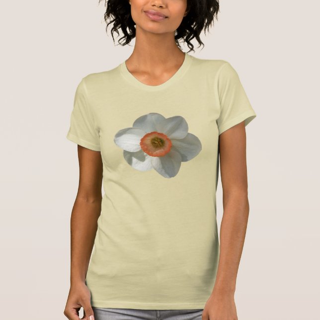 Camiseta Flor-Primavera Daffodil Rosa (Frente)