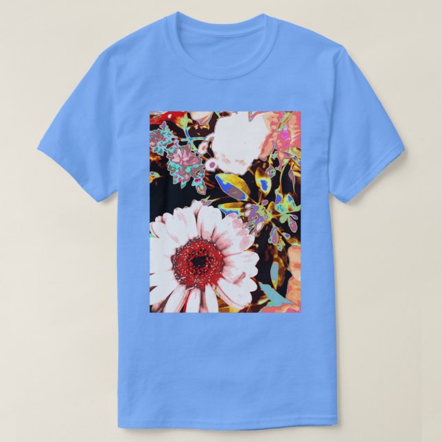 Camiseta Flor Psicodélico (Frente do Design)