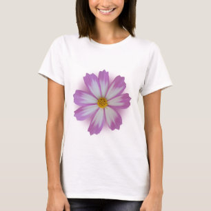 Camiseta Flor púrpura clara