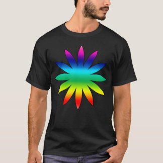 Camiseta Flor retrô