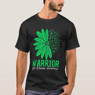 Camiseta Flor Ribeira Consciencialização Doença De Lyme Gue