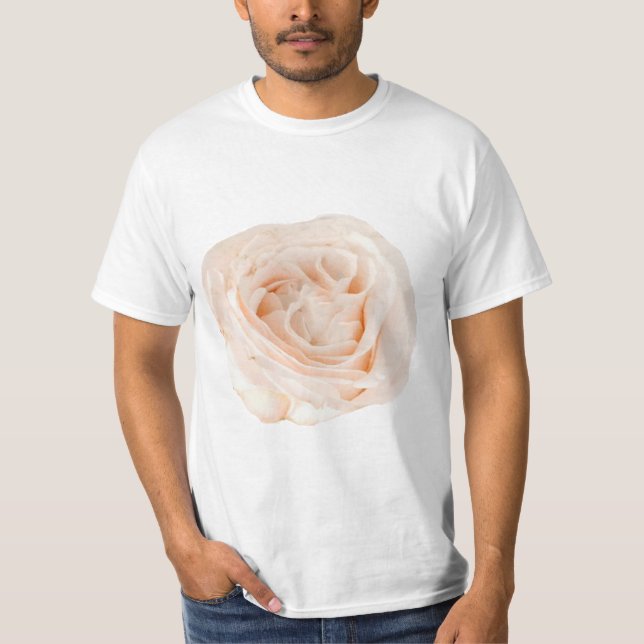 Camiseta Flor Rosa Branca (Frente)