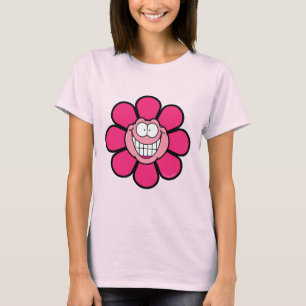 Camiseta Flor Rosa Feliz