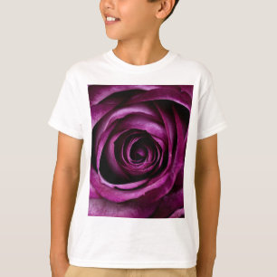 Camiseta Flor Rosa púrpura