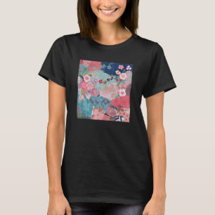 Camiseta Flor Rosa-Rosa-Sakura, Flor-de-cereja japonês