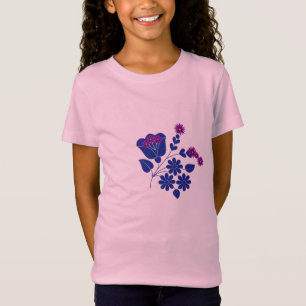 Camiseta Flor Roxo-Corpo Womon
