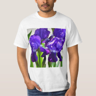 Camiseta Flor Roxo Iris