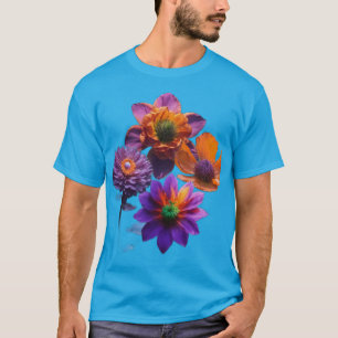 Camiseta Flor Roxo Surreal